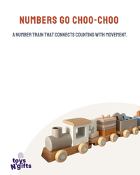 Numbers go choo-choo (26 pcs)