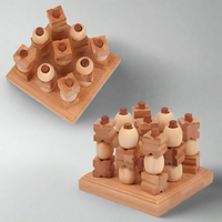 3D Wooden Tic-Tac-Toe