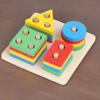 Wooden Shape Stacker